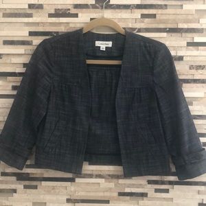 Calvin Klein Women’s crop jacket size 2